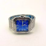 ساعت مچی رسمی و کلاسیک مردانه کارتیر مدل 2081 صفحه آبی - تصویر 4