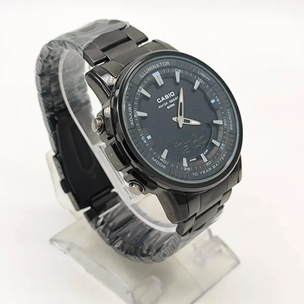 ساعت مچی مردانه کاسیو مدل World Time دو زمانه – کیفیت بالا، طراحی حرفه‌ای، انتخابی مطمئن - تصویر 2