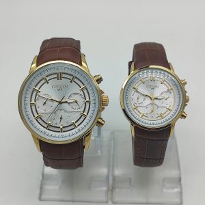 ست ساعت مچی چندکاربره مردانه و زنانه سیتیزن مدل VIP9008G-9008L